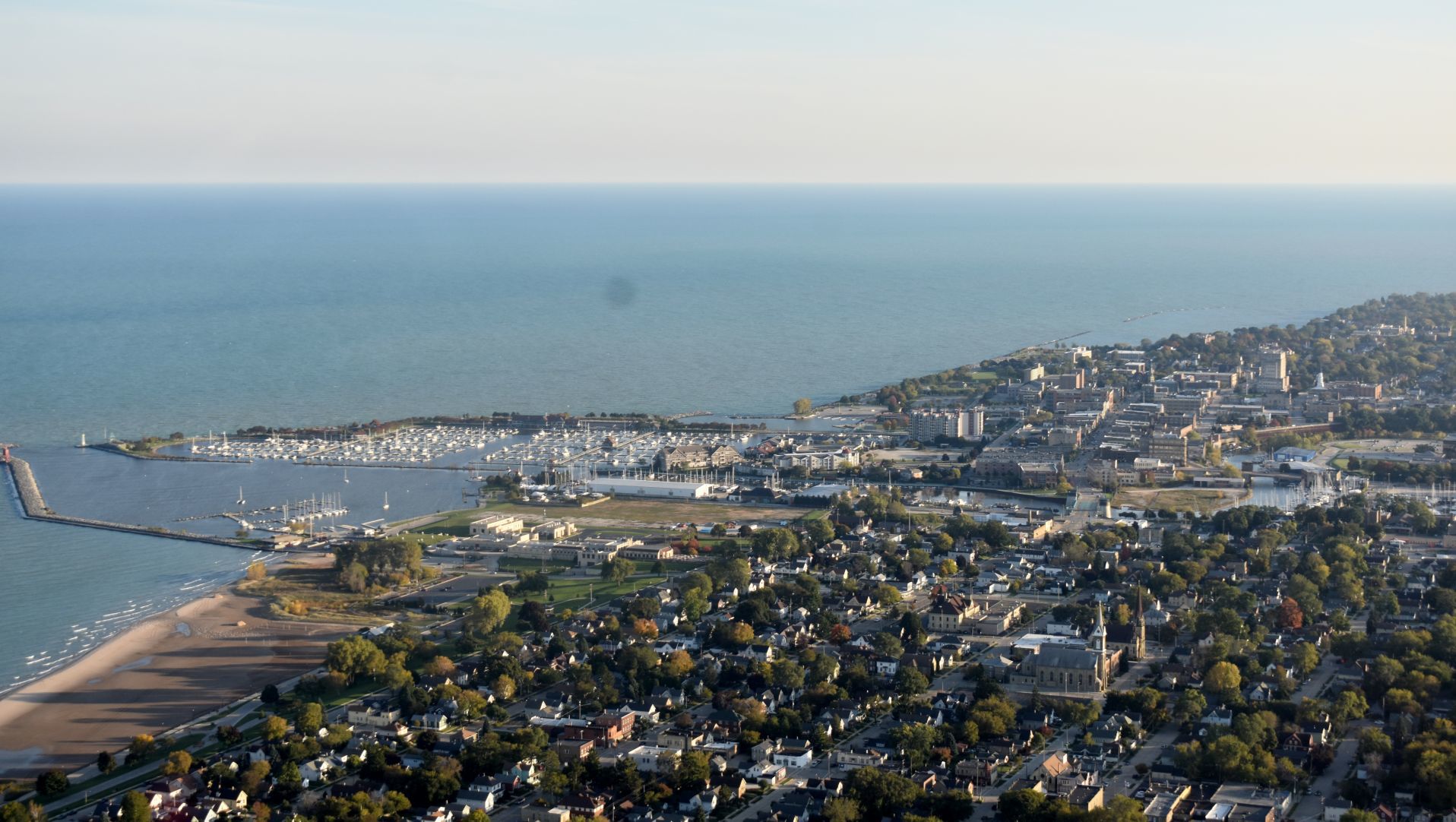 Downtown aerial